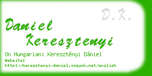 daniel keresztenyi business card